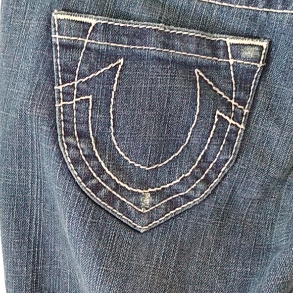 True Religion Women's Bootcut Jeans Johnny Size 28 - Picture 4 of 9